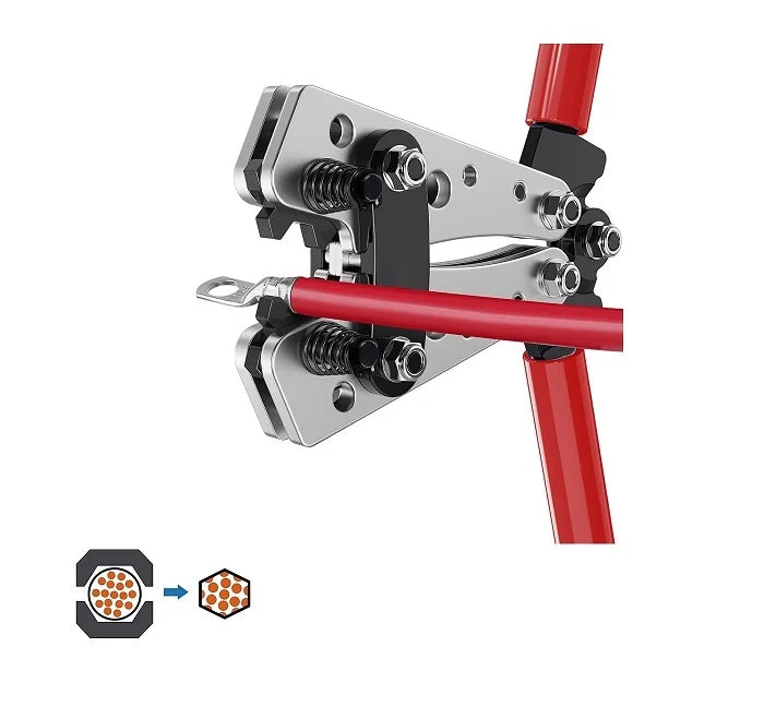 Kabelschoen 35mm met ooggat M12 per set