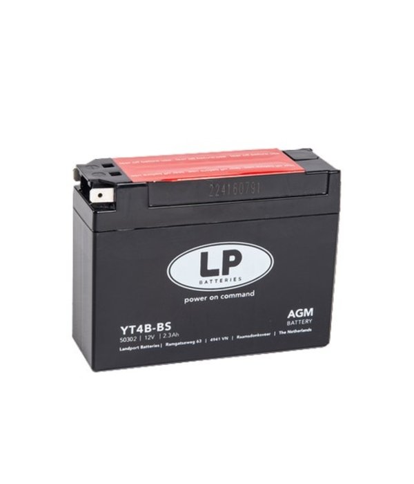 YT4B-BS 12 VOLT 2,3 AH AGM MOTOR ACCU
