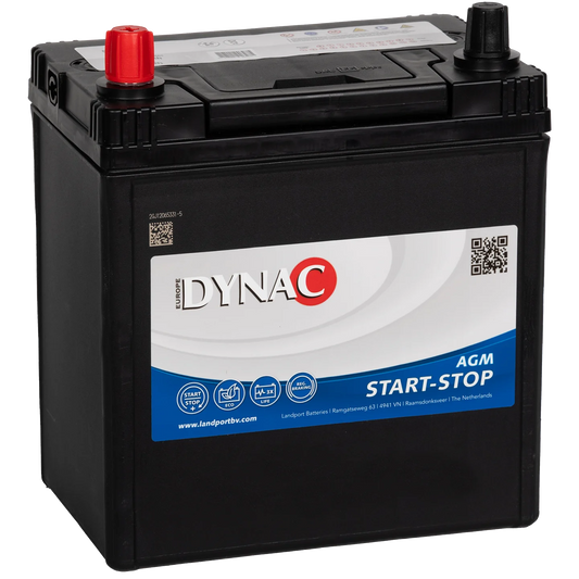 Dynac AGM Start Stop accu 12 volt 35 Ah