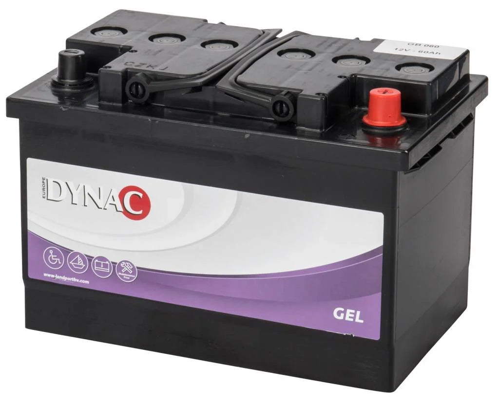 Dynac Gel accu 12 volt 60 ah GB60