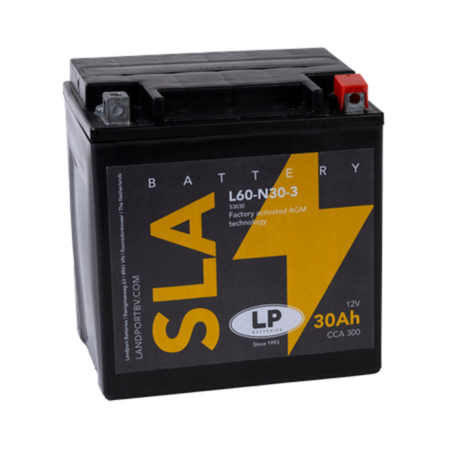 SLA L60-N30-3 motor accu 12 volt 30 ah