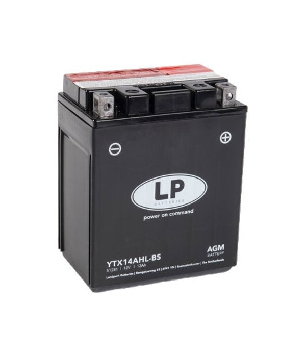 YTX14AHL-BS 12 VOLT 12,0 AH AGM MOTOR ACCU