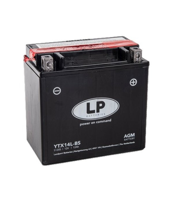 YTX14L-BS 12 VOLT 12,0 AH AGM MOTOR ACCU