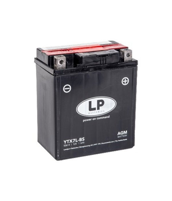 YTX7L-BS 12 VOLT 6,0 AH AGM MOTOR ACCU